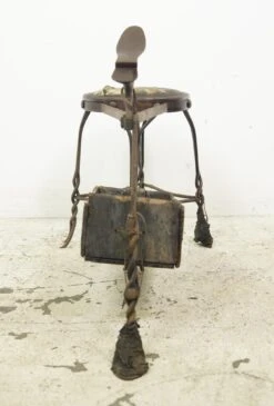 Antique Twisted Iron Cobbler Shoe Shine Station With Pine Box 24 Antique Twisted Iron Cobbler Shoe Shine Station With Pine Box -OGT Sale Store q283430 10