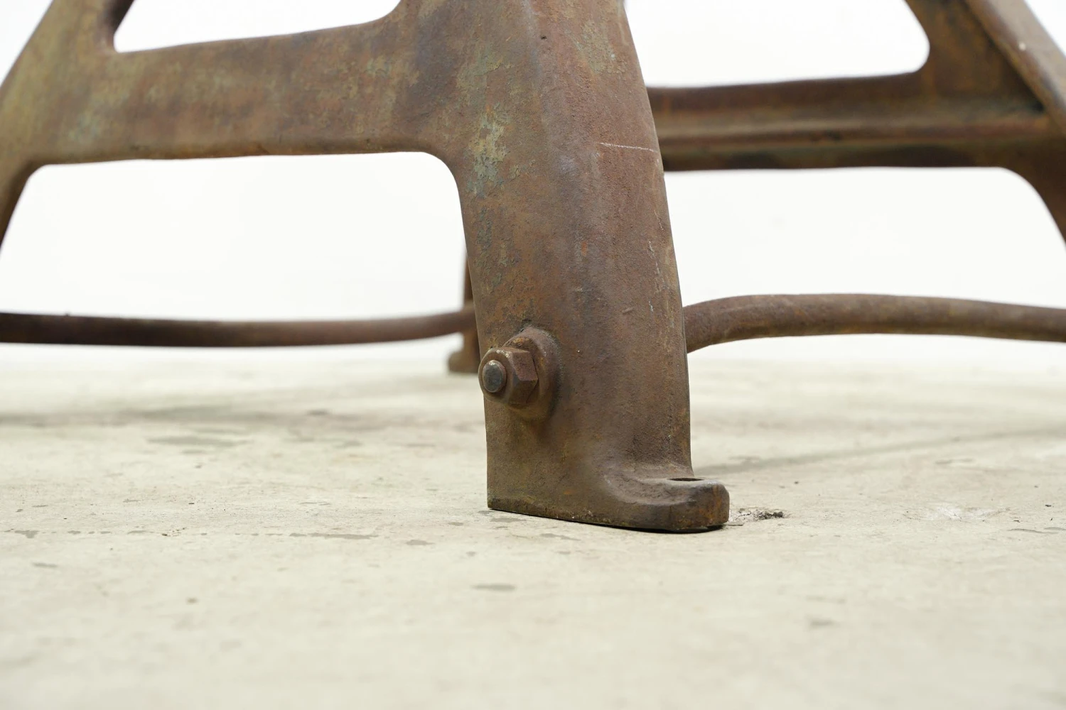 Reclaimed Cast Iron Standard Height Stool Machine Base 8 Reclaimed Cast Iron Standard Height Stool Machine Base - Image 6