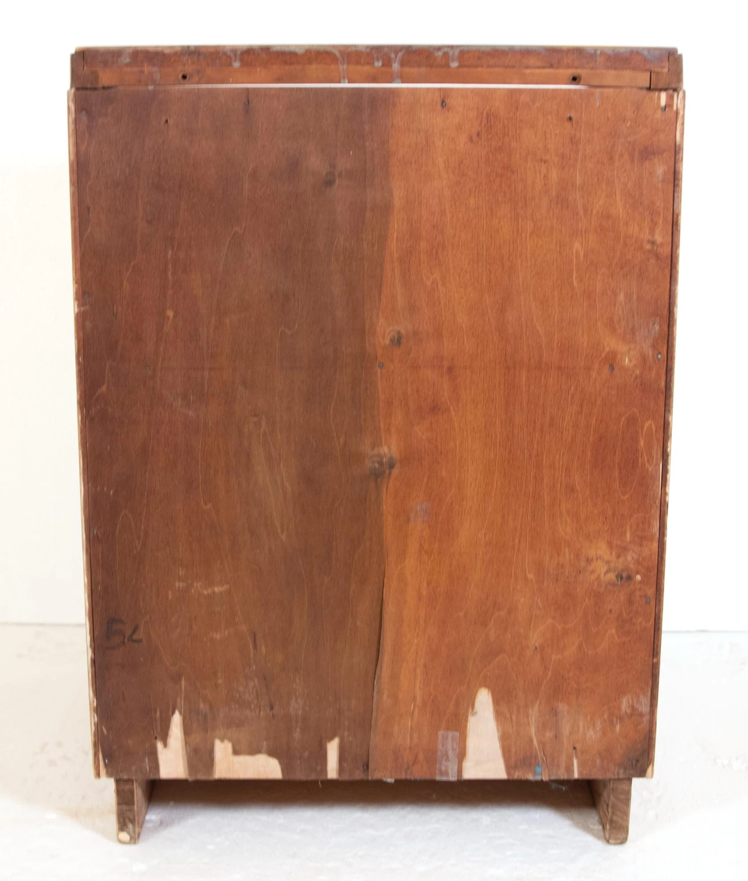 Vintage Blonde Storage Two Drawer Nightstand 12 Vintage Blonde Storage Two Drawer Nightstand - Image 10