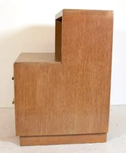 Vintage Blonde Storage Two Drawer Nightstand 24 Vintage Blonde Storage Two Drawer Nightstand -OGT Sale Store q284001 11