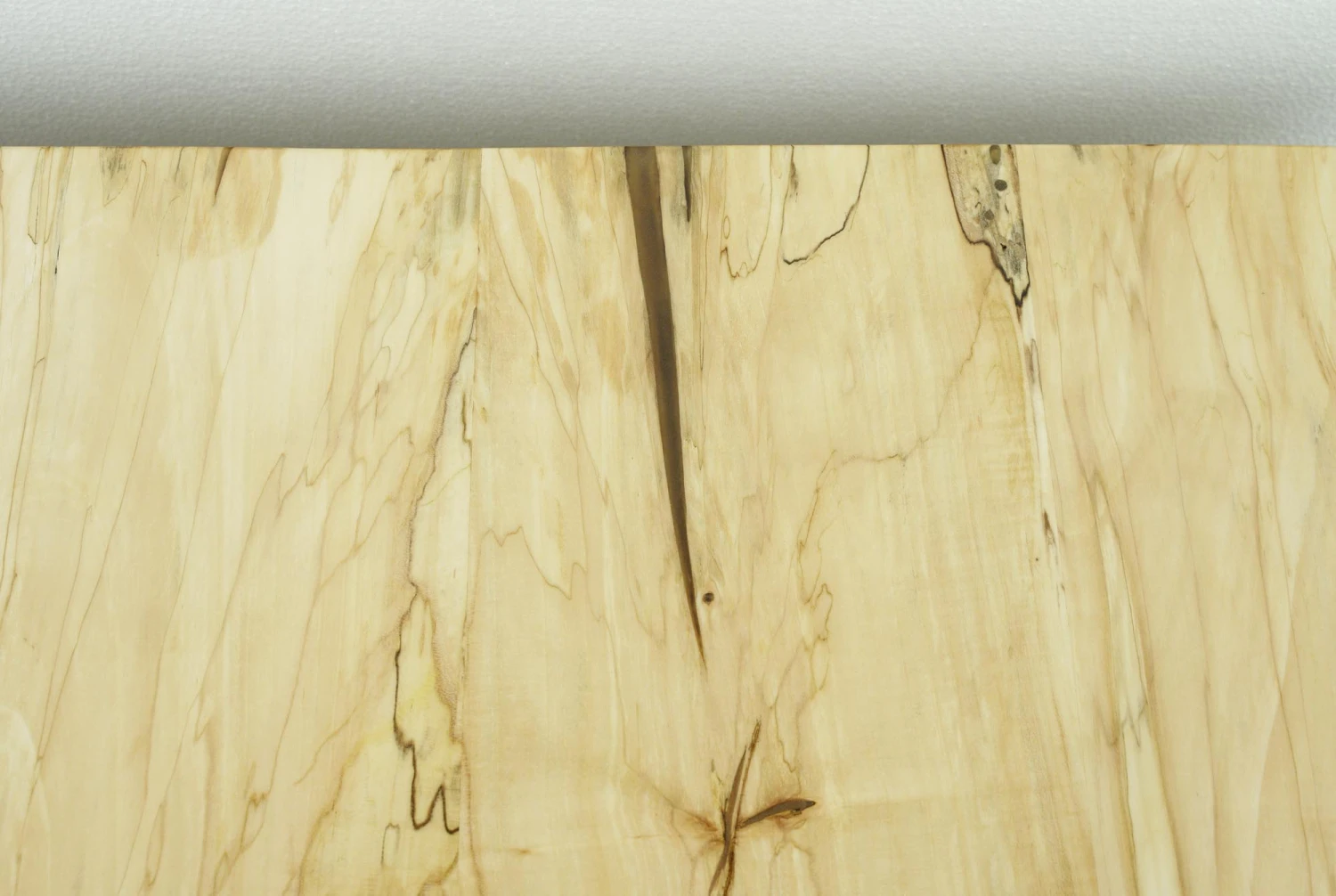 Handcrafted 57 In. Maple Live Edge NYC Cast Iron Leg Dining Table 11 Handcrafted 57 In. Maple Live Edge NYC Cast Iron Leg Dining Table - Image 9