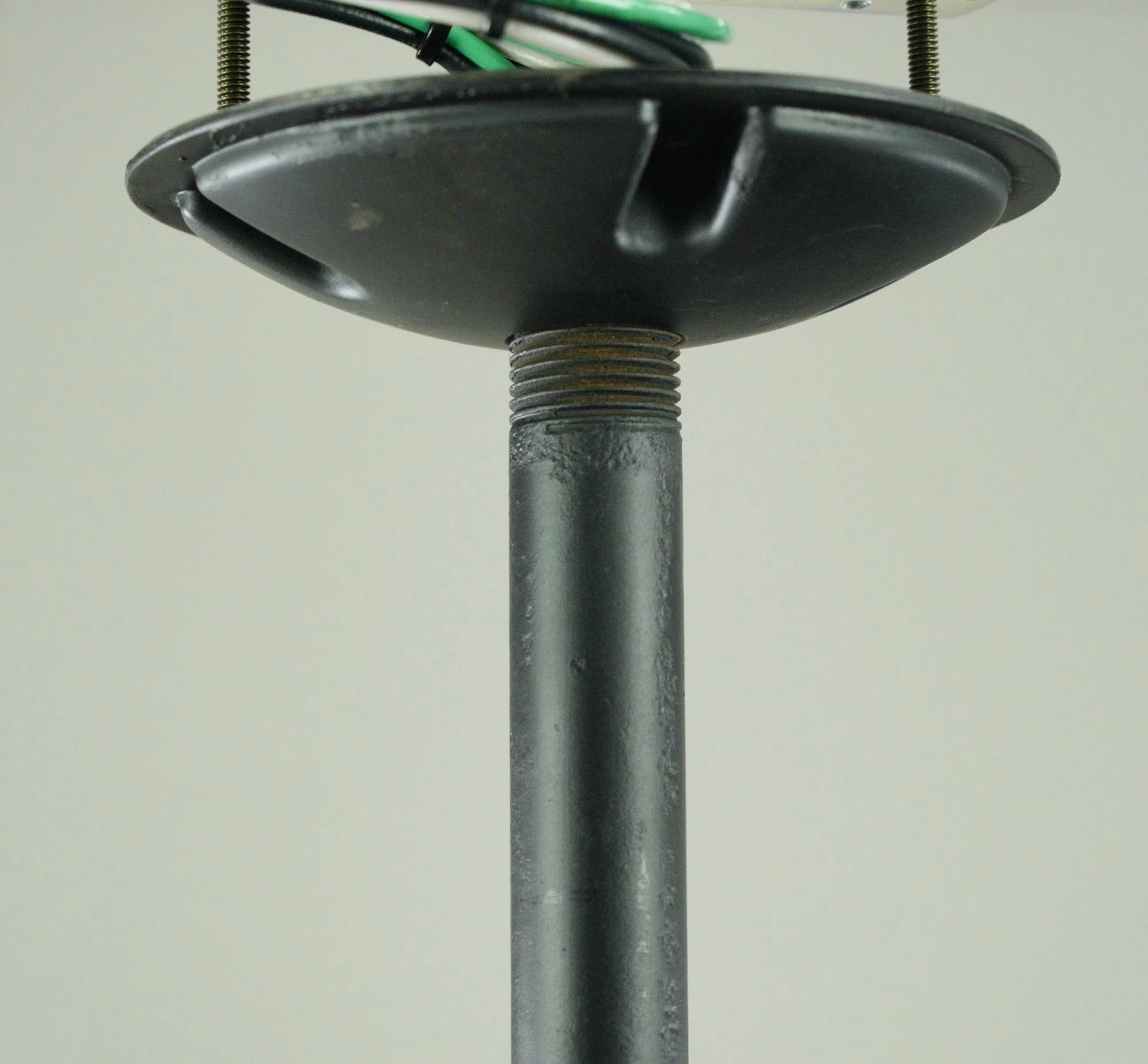 Restored Spero Industrial White Steel Black Pole Pendant Light 7 Restored Spero Industrial White Steel Black Pole Pendant Light - Image 5