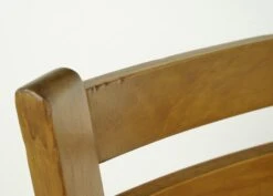 Vintage Maple Ladderback Wooden Arm Chair 16 Vintage Maple Ladderback Wooden Arm Chair -OGT Sale Store q284078 05