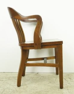 Vintage Oak Bank Of England Arm Chair -OGT Sale Store q284080 07