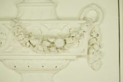 Antique 71 In. Carved Urn White Wooden Overmantel Mirror 21 Antique 71 In. Carved Urn White Wooden Overmantel Mirror -OGT Sale Store q284085 04