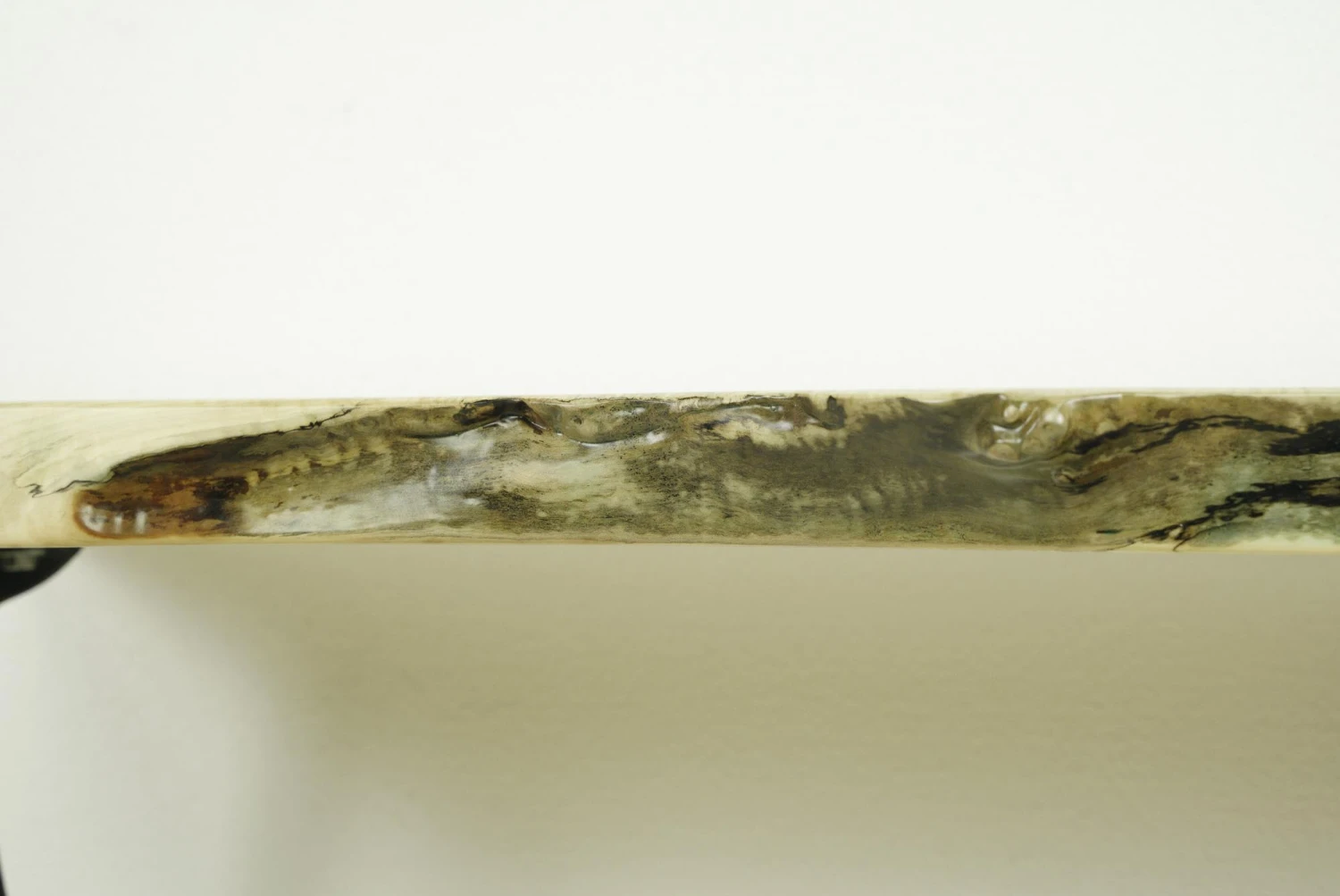 Handcrafted 36 In. Live Edge Maple Cast Iron Legs Bench 6 Handcrafted 36 In. Live Edge Maple Cast Iron Legs Bench - Image 4