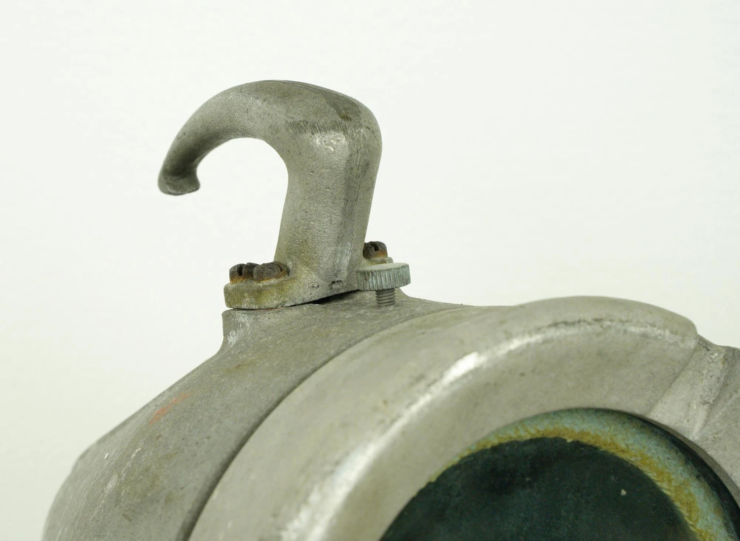 Early 20th Century Salvaged Pyle Cast Aluminum Nautical Spotlight 10 Early 20th Century Salvaged Pyle Cast Aluminum Nautical Spotlight - Image 8