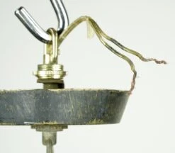 Wrought Iron 12 Arm Hammered Shield Motif Medieval Chandelier -OGT Sale Store q284215 12