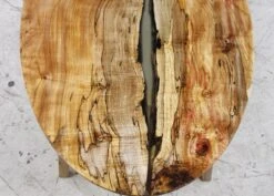 Handcrafted 53 In. Clear Resin River Maple Tapered Legs Oval Coffee Table 16 Handcrafted 53 In. Clear Resin River Maple Tapered Legs Oval Coffee Table -OGT Sale Store q284261 05