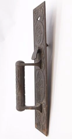 Antique Aesthetic Cast Iron Entry Door Pull With Thumb Latch -OGT Sale Store q284269 08