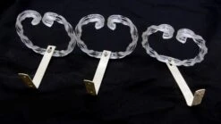 Set Of 3 Vintage Clear Lucite Twisted Curtain Drapery Tie Backs 14 Set Of 3 Vintage Clear Lucite Twisted Curtain Drapery Tie Backs -OGT Sale Store q284282 06