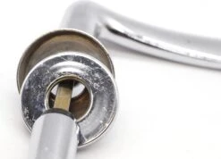 Modern Vintage Sleek Chrome Plated Brass Lever Door Knob Set 12 Modern Vintage Sleek Chrome Plated Brass Lever Door Knob Set -OGT Sale Store q284295 04