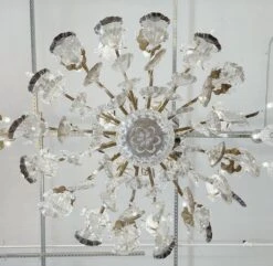 Antique French Louis XV Gilt Bronze & Crystal 20 Arm Cage Chandelier 27 Antique French Louis XV Gilt Bronze & Crystal 20 Arm Cage Chandelier -OGT Sale Store q284328 10