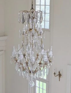 Antique French Louis XV Gilt Bronze & Crystal 20 Arm Cage Chandelier 31 Antique French Louis XV Gilt Bronze & Crystal 20 Arm Cage Chandelier -OGT Sale Store q284328 14