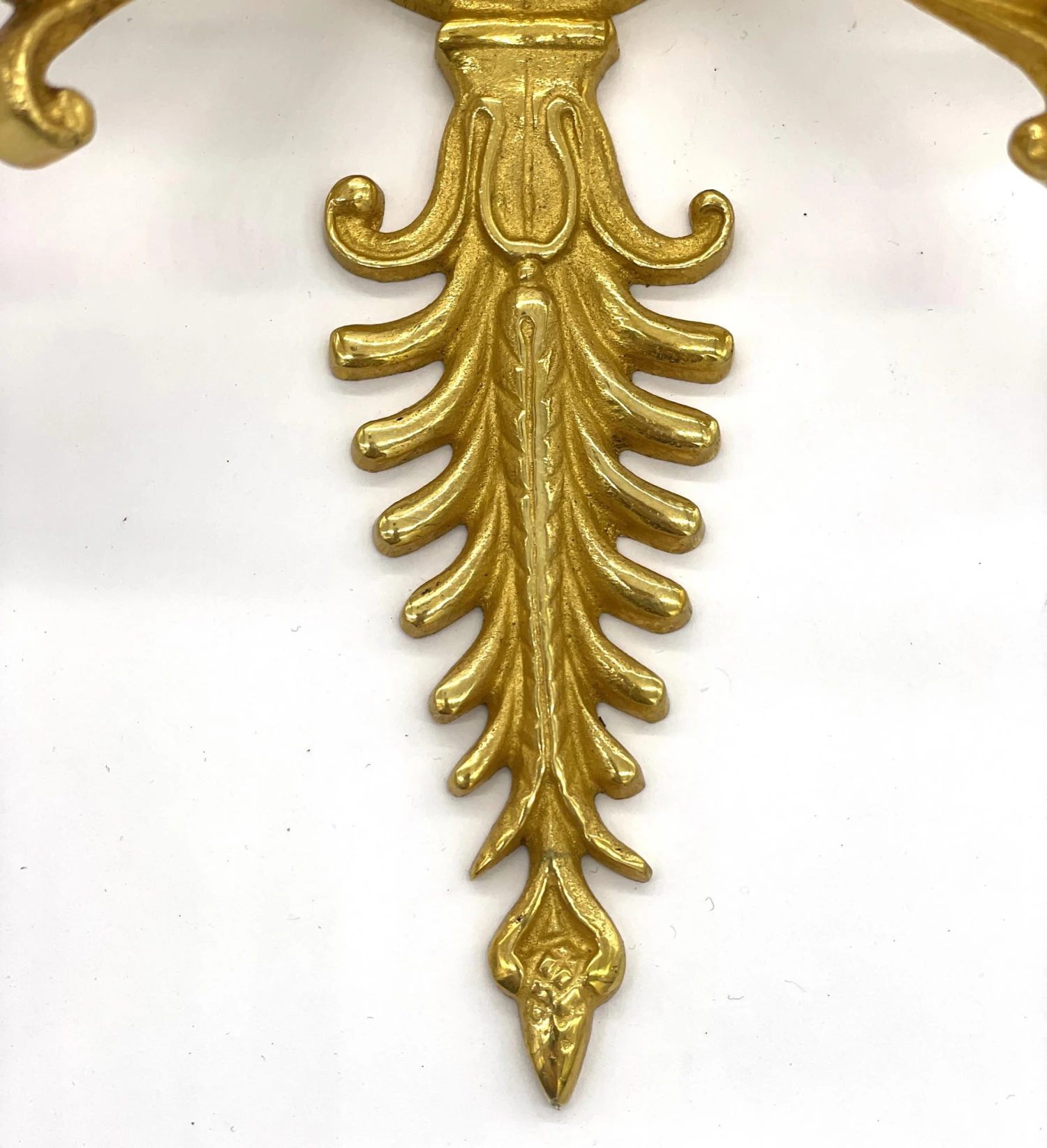 Pair Of Gilded French Bronze Fan Pattern 2 Arm Wall Sconces 15 Pair Of Gilded French Bronze Fan Pattern 2 Arm Wall Sconces - Image 13