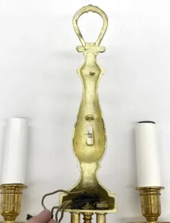 Traditional Polished Bronze Double Arm Wall Sconce -OGT Sale Store q284362 10