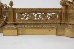 Antique 4 Ft. French Brass Fireplace Fender 33 Antique 4 Ft. French Brass Fireplace Fender -OGT Sale Store q284380 16