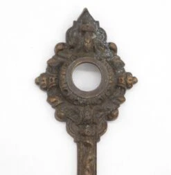 Pair Of Antique Bronze European French Passage Door Back Plates -OGT Sale Store q284401 04