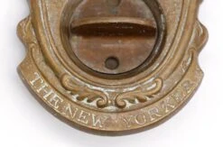 Original 1920s New Yorker Hotel Guest Room Bronze Door Privacy Latch 11 Original 1920s New Yorker Hotel Guest Room Bronze Door Privacy Latch -OGT Sale Store q284417 04