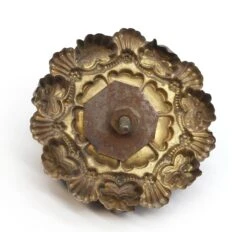 Vintage 3.25 In. Pressed Brass Floral Ring Drawer Pull 11 Vintage 3.25 In. Pressed Brass Floral Ring Drawer Pull -OGT Sale Store q284432 05