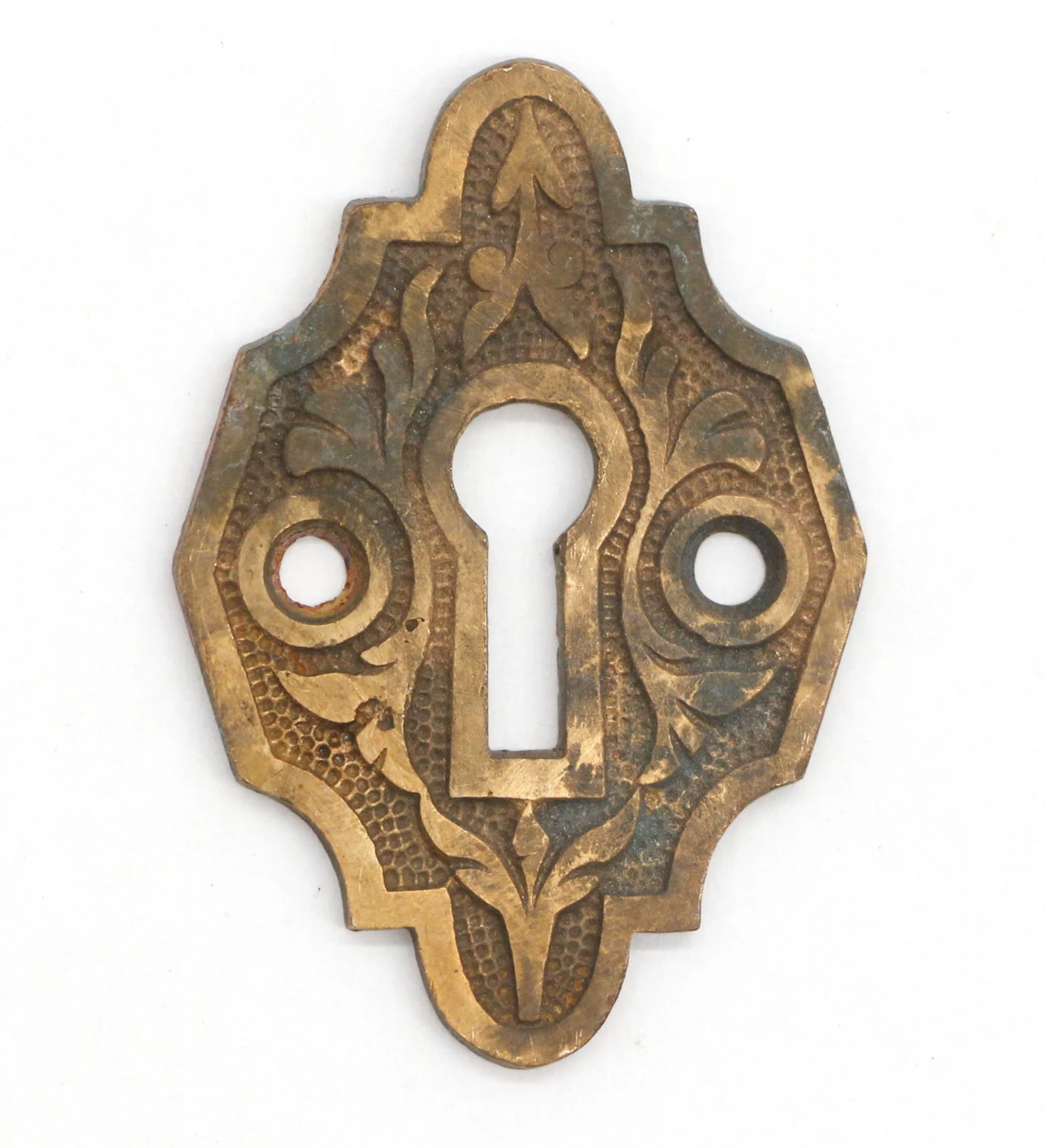 Pair Of Antique Bronze Victorian Door Keyhole Covers 6 Pair Of Antique Bronze Victorian Door Keyhole Covers - Image 4
