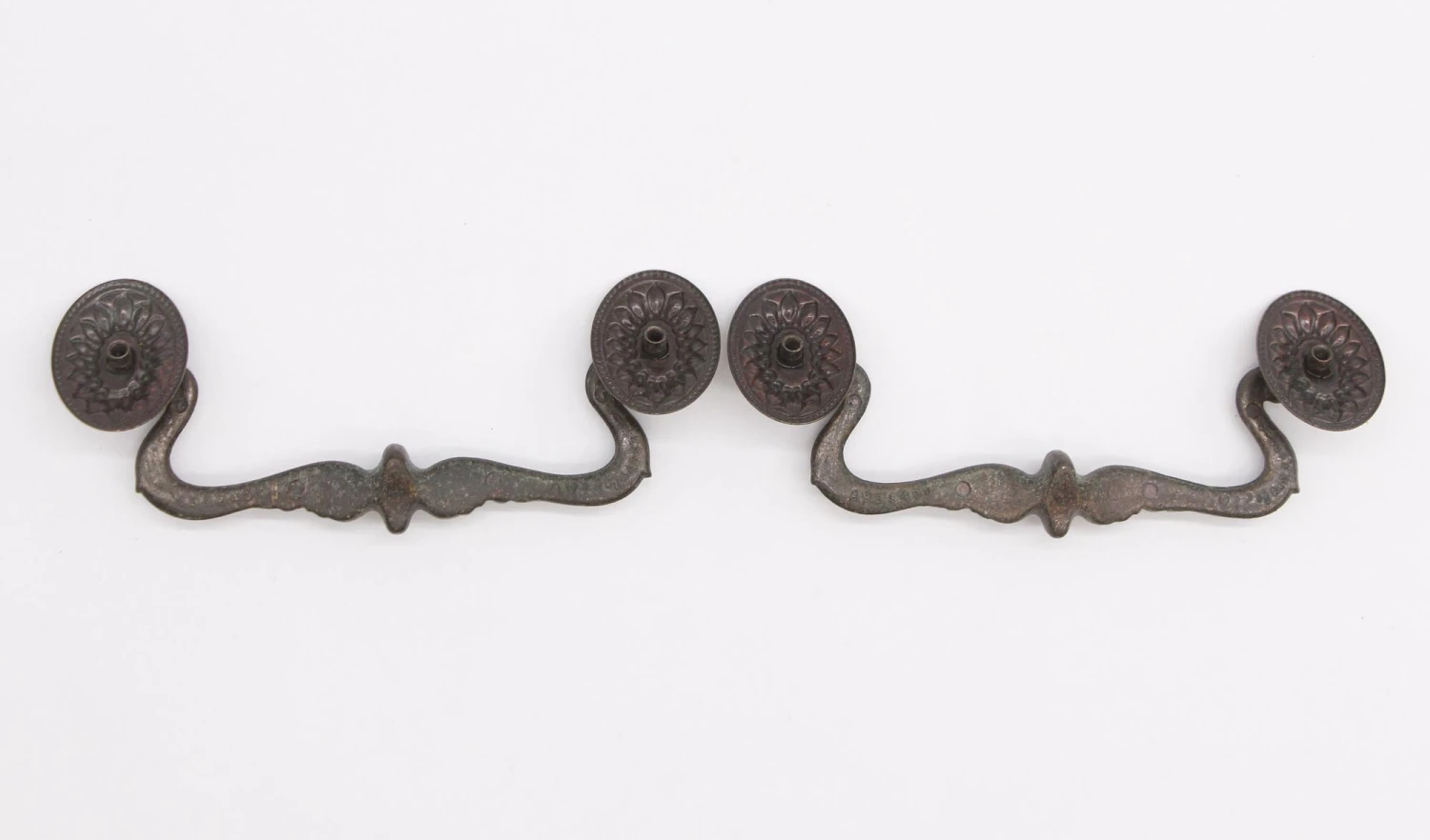 Pair Of Victorian Style 6.25 In. Brass Bridge Drawer Pulls 9 Pair Of Victorian Style 6.25 In. Brass Bridge Drawer Pulls - Image 7