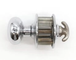 Olde New Modern Chrome Over Brass Round Plain Door Knob Latch Closet Set 11 Olde New Modern Chrome Over Brass Round Plain Door Knob Latch Closet Set -OGT Sale Store q284453 04