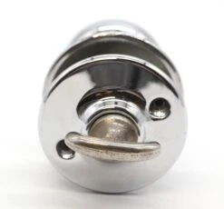 Olde New Modern Chrome Over Brass Round Plain Door Knob Latch Closet Set 13 Olde New Modern Chrome Over Brass Round Plain Door Knob Latch Closet Set -OGT Sale Store q284453 06