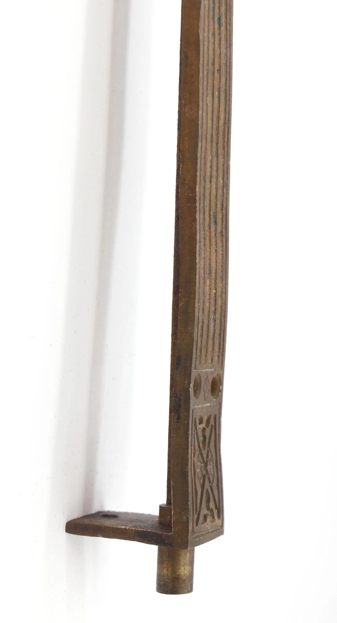 Antique 30 In. Bronze Aesthetic Recessed Floor Door Bolt 9 Antique 30 In. Bronze Aesthetic Recessed Floor Door Bolt - Image 7