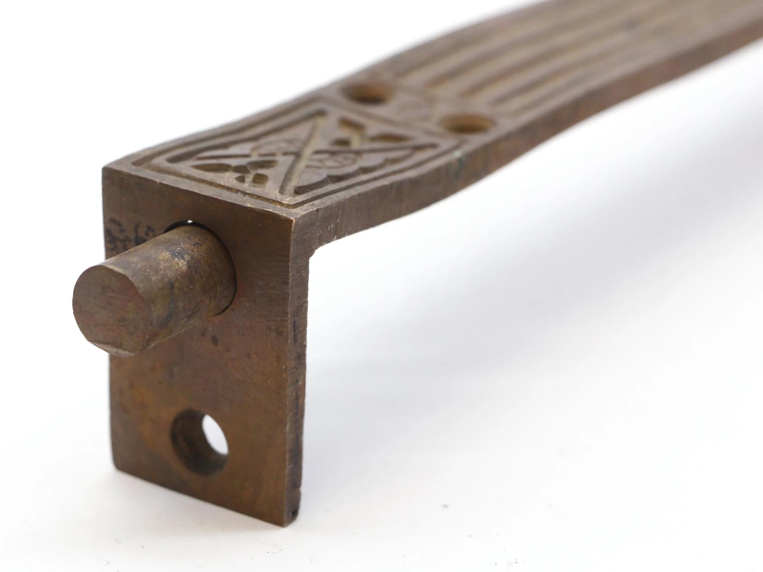 Antique 30 In. Bronze Aesthetic Recessed Floor Door Bolt 10 Antique 30 In. Bronze Aesthetic Recessed Floor Door Bolt - Image 8