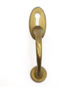 Set Of 10 Olde New Vintage Brushed Brass Upright Cabinet Handle Pulls With Keyhole 12 Set Of 10 Olde New Vintage Brushed Brass Upright Cabinet Handle Pulls With Keyhole -OGT Sale Store q284466 05