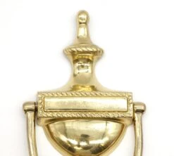 Old New Traditional Lacquered Polished Brass Door Knocker -OGT Sale Store q284477 04