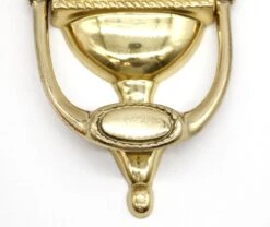 Old New Traditional Lacquered Polished Brass Door Knocker -OGT Sale Store q284477 05