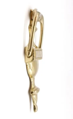 Old New Traditional Lacquered Polished Brass Door Knocker -OGT Sale Store q284477 08