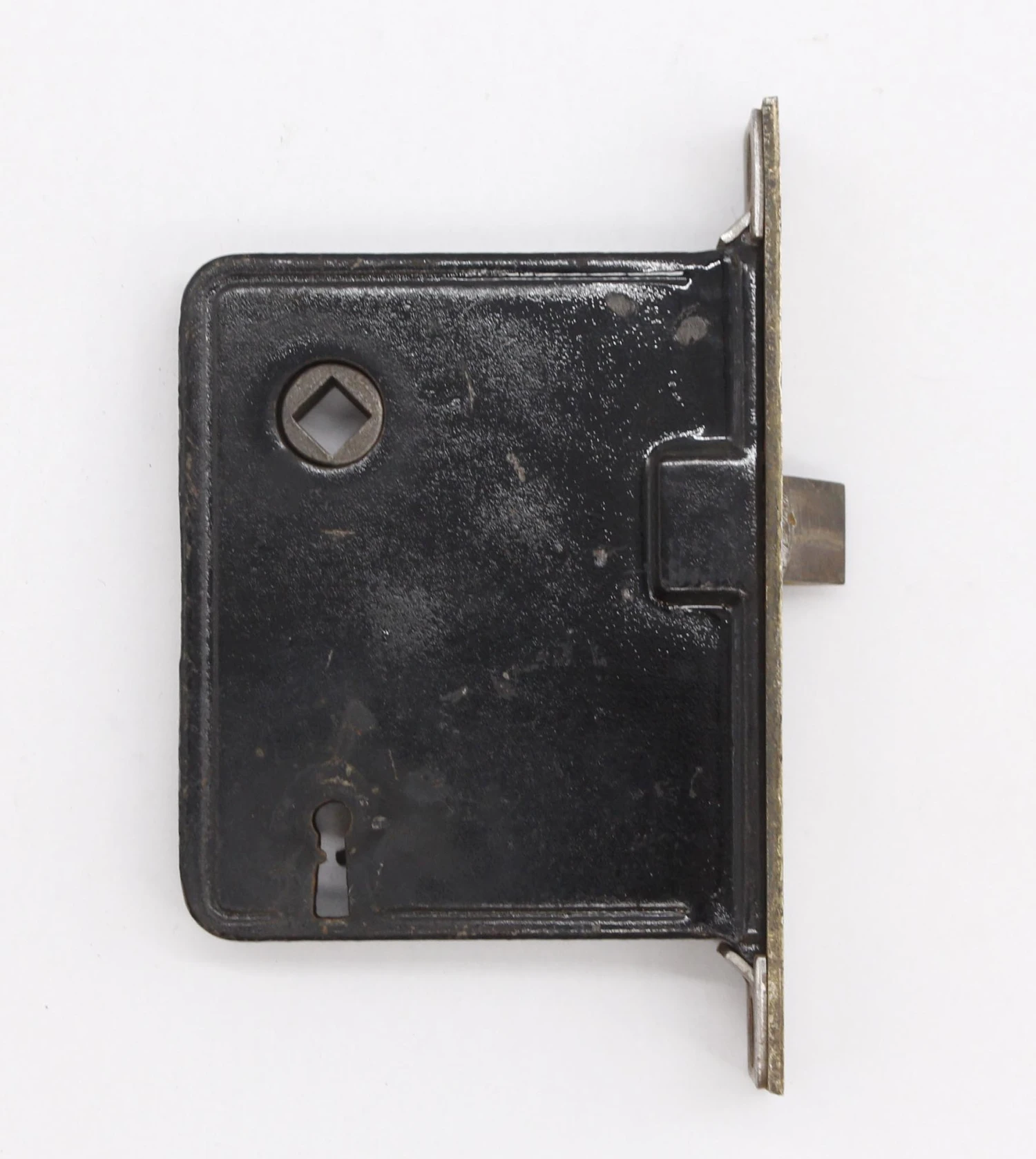 Vintage Steel Faceplate Right Swing Passage Mortise Door Lock 6 Vintage Steel Faceplate Right Swing Passage Mortise Door Lock - Image 4