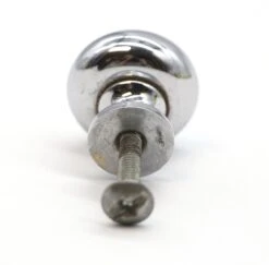 Vintage 1 In. Plain Round Chromed Brass Drawer Cabinet Knob 9 Vintage 1 In. Plain Round Chromed Brass Drawer Cabinet Knob -OGT Sale Store q284481 04