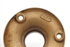 Vintage 2.125 In. Yale & Towne Deep Neck Polished Brass Door Rosette -OGT Sale Store q284488 04