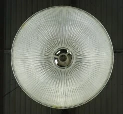 Industrial 13.5 In. Glass Holophane Nickel Pole Pendant Light 21 Industrial 13.5 In. Glass Holophane Nickel Pole Pendant Light -OGT Sale Store q284563 10