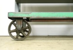 Industrial Gray Steel Double Adjustable Tray Rolling Cart 18 Industrial Gray Steel Double Adjustable Tray Rolling Cart -OGT Sale Store q284576 05