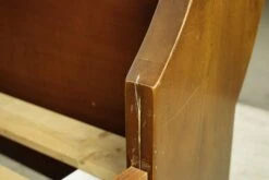 Dark Wood Tone Queen Sleigh Bed Frame 26 Dark Wood Tone Queen Sleigh Bed Frame -OGT Sale Store q284595 09