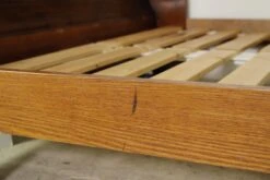 Dark Wood Tone Queen Sleigh Bed Frame 27 Dark Wood Tone Queen Sleigh Bed Frame -OGT Sale Store q284595 10