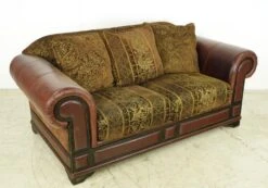 Traditional Red Leather Brown & Gold Living Room Seating Set 28 Traditional Red Leather Brown & Gold Living Room Seating Set -OGT Sale Store q284640 13