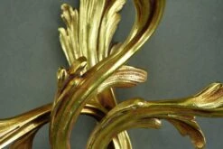 Pair Of Antique Louis XV 3 Arm Bronze Wall Sconces -OGT Sale Store q284650 06