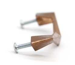 Vintage 3.5 In. Art Deco Copper Plated Brass Bridge Drawer Pull -OGT Sale Store q284662 05