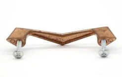Vintage 3.5 In. Art Deco Copper Plated Brass Bridge Drawer Pull -OGT Sale Store q284662 06