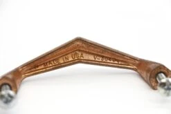 Vintage 3.5 In. Art Deco Copper Plated Brass Bridge Drawer Pull -OGT Sale Store q284662 07