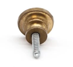 Antique 1 In. Aesthetic Round 6 Fold Brass Cabinet Knob 9 Antique 1 In. Aesthetic Round 6 Fold Brass Cabinet Knob -OGT Sale Store q284691 04