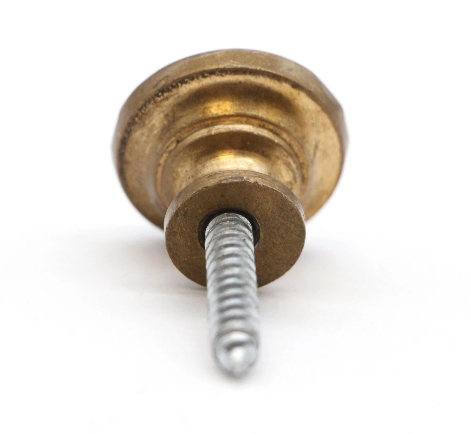 Antique 1 In. Aesthetic Round 6 Fold Brass Cabinet Knob 6 Antique 1 In. Aesthetic Round 6 Fold Brass Cabinet Knob - Image 4
