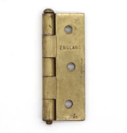 Set Of 10 Vintage 2.5 X 1.625 Brass Plated Steel Cabinet Hinges 12 Set Of 10 Vintage 2.5 X 1.625 Brass Plated Steel Cabinet Hinges -OGT Sale Store q284727 04