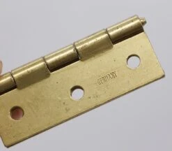 Set Of 10 Vintage 2.5 X 1.625 Brass Plated Steel Cabinet Hinges 15 Set Of 10 Vintage 2.5 X 1.625 Brass Plated Steel Cabinet Hinges -OGT Sale Store q284727 07